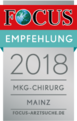 FCGA Regiosiegel 2018 MKG Chirurg Mainz