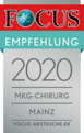 FCGA Regiosiegel 2020 MKG Chirurg Mainz