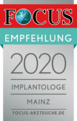 FCGA Regiosiegel 2020 Implantologe Mainz