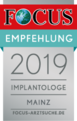 FCGA Regiosiegel 2019 Implantologe Mainz